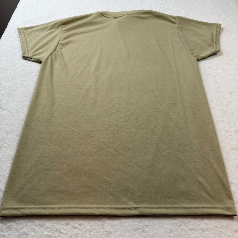 Skilcraft Military T-Shirt Mens Medium Tan Good Moisture Wicking